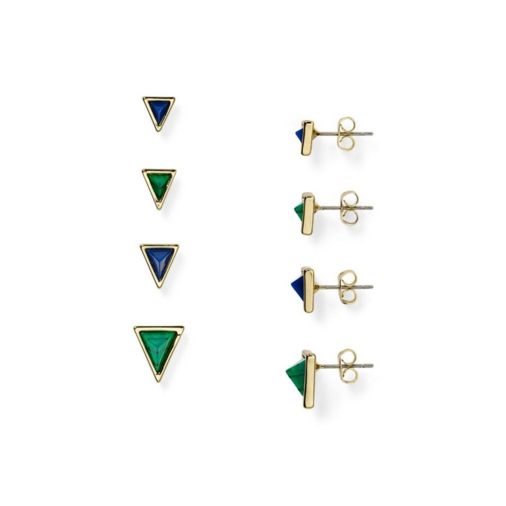 Meteora Stud Set Earrings by House of Harlow- new